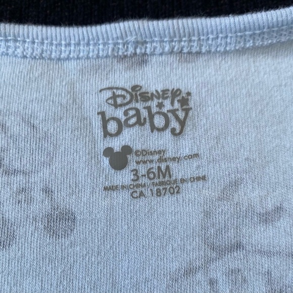 Disney Baby 3-6 month sleeper onesie | 100% cotton - Picture 3 of 5